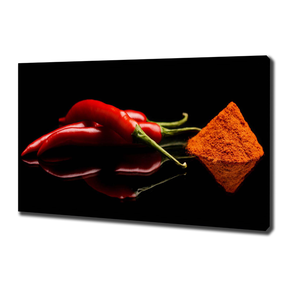 Foto obraz na plátně Chilli a cayenne