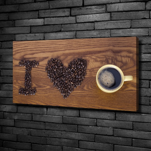 Foto obraz na plátně I love coffee