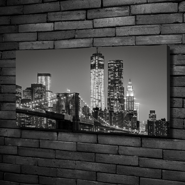 Foto-obraz canvas do obýváku Manhattan noc