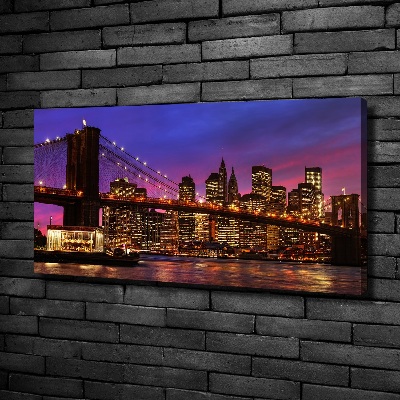 Foto obraz canvas Manhattan západ