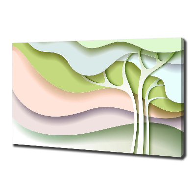 Foto obraz na plátně Abstrakce strom