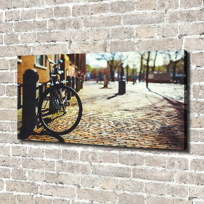 Foto-obraz canvas do obýváku Kolo Amsterdam