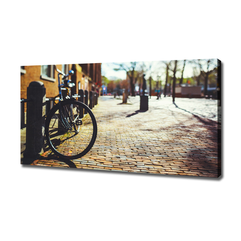 Foto-obraz canvas do obýváku Kolo Amsterdam