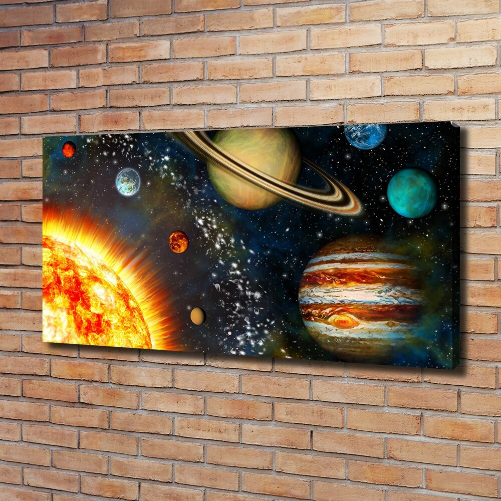 Foto obraz tištěný na plátně Sluneční soustava