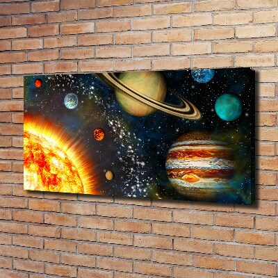 Foto obraz tištěný na plátně Sluneční soustava