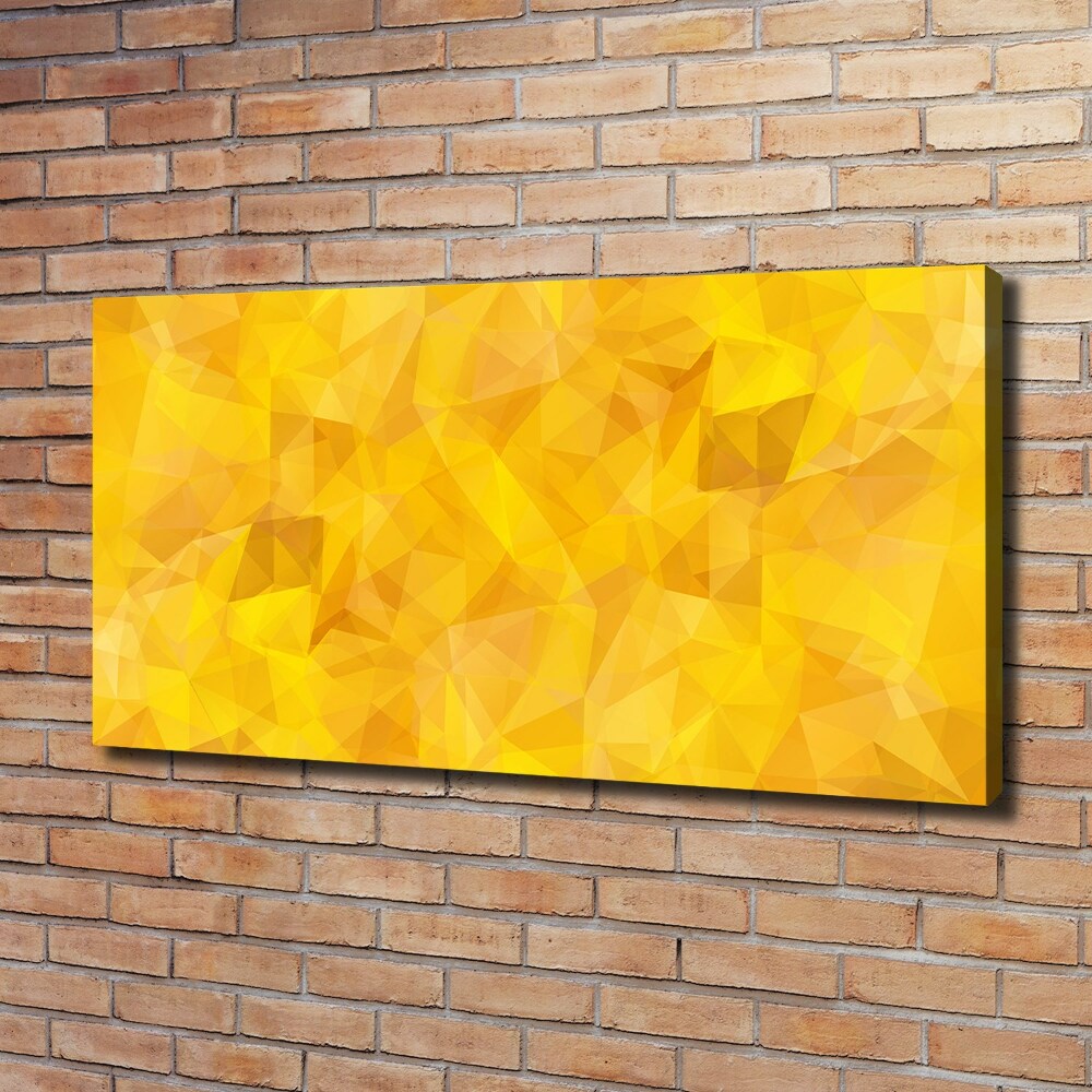 Foto obraz canvas Abstrakce trojúhelníky