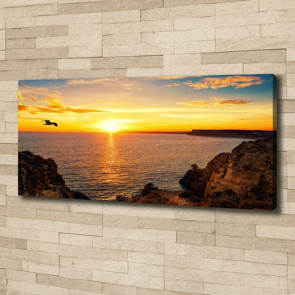 Foto obraz na plátně Západ slunce moře