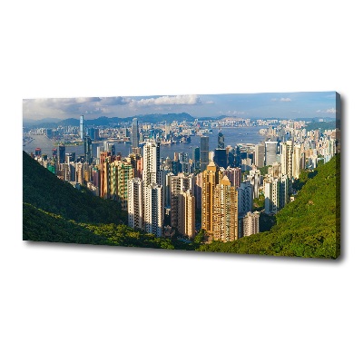 Foto obraz na plátně do obýváku Hongkong panorama