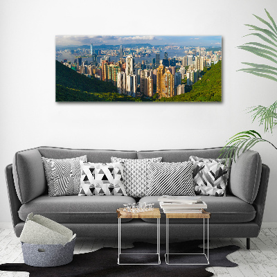 Foto obraz na plátně do obýváku Hongkong panorama