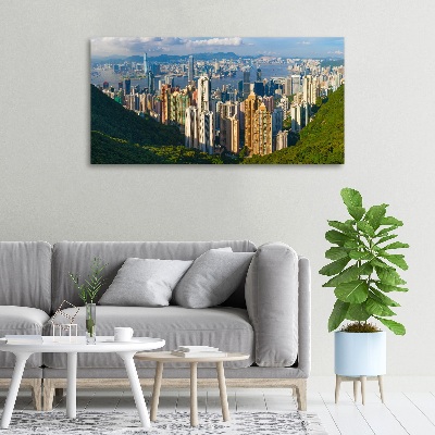 Foto obraz na plátně do obýváku Hongkong panorama