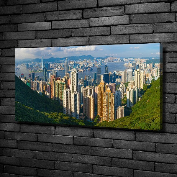 Foto obraz na plátně do obýváku Hongkong panorama