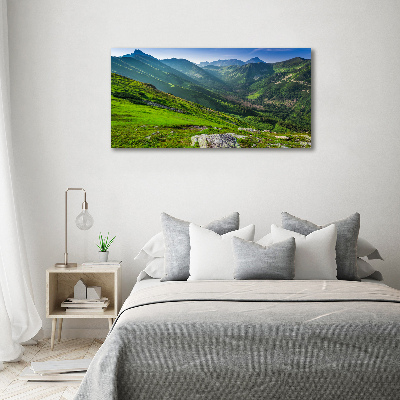 Foto obraz na plátně Úsvit v horách
