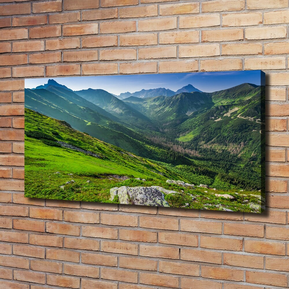 Foto obraz na plátně Úsvit v horách