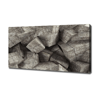 Foto obraz na plátně Betonové krychle