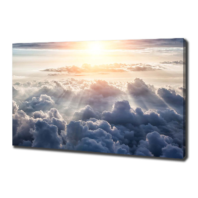 Foto obraz na plátně do obýváku Oblaka z ptačího pohledu