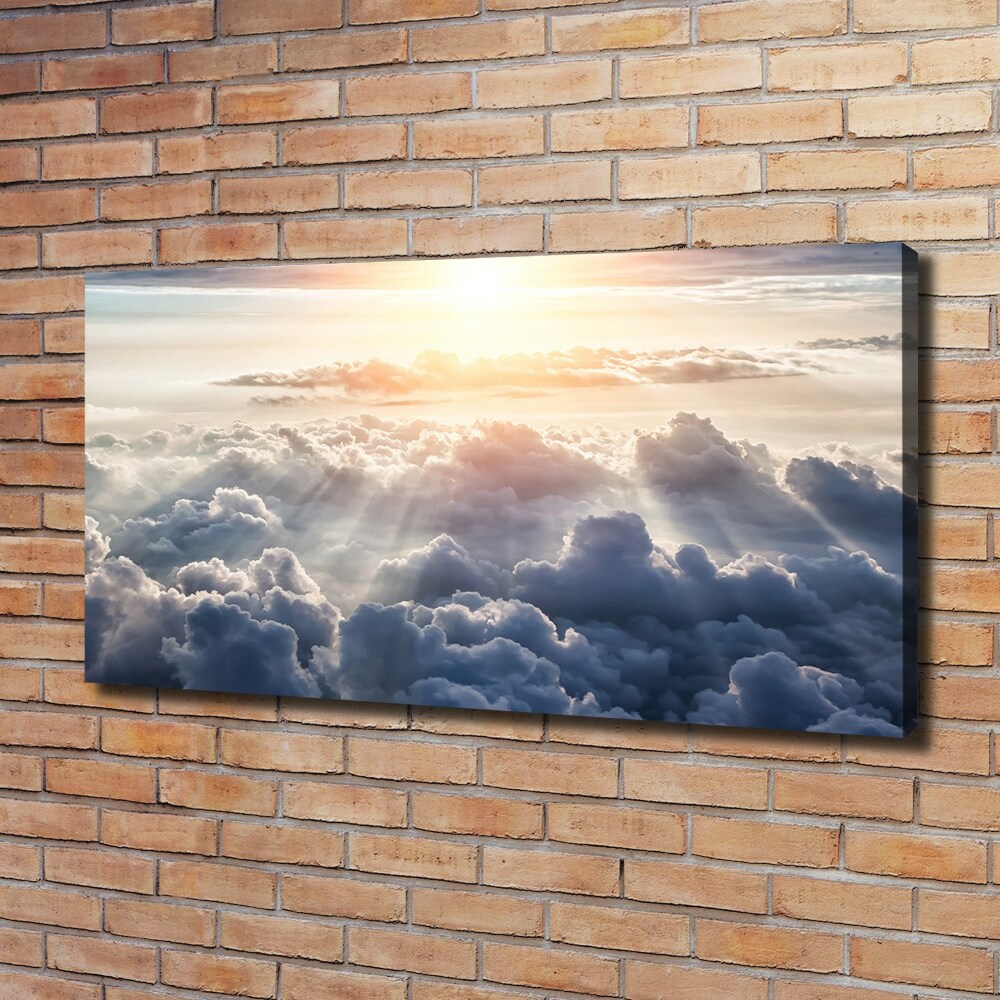 Foto obraz na plátně do obýváku Oblaka z ptačího pohledu