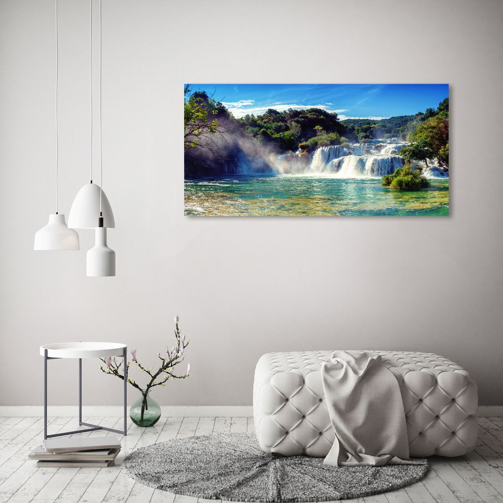 Foto obraz na plátně do obýváku Vodopády Krka
