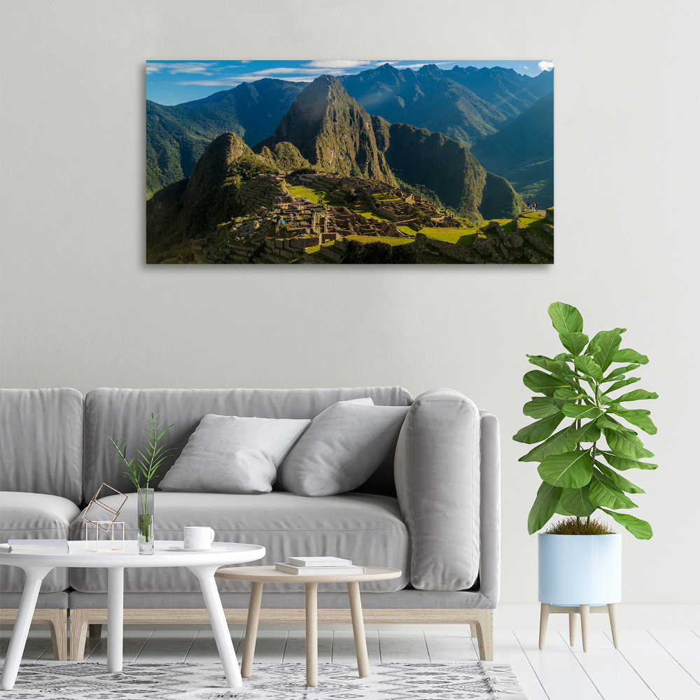 Foto obraz na plátně Zřícenina Machu Pichu