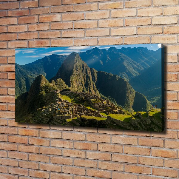 Foto obraz na plátně Zřícenina Machu Pichu