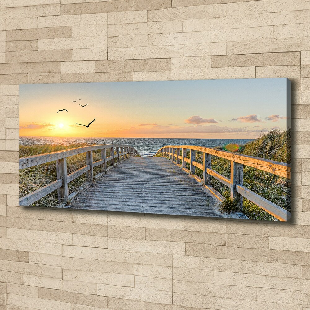 Foto obraz na plátně do obýváku Stezka na pláž