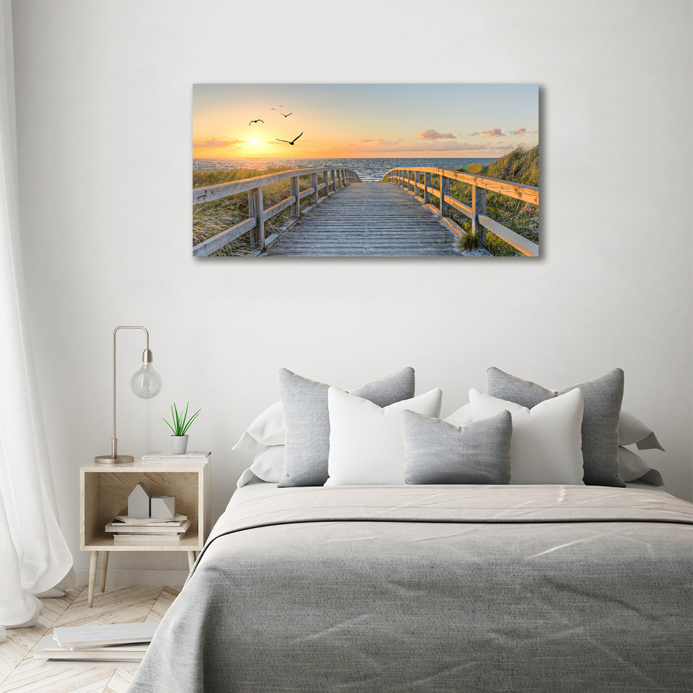 Foto obraz na plátně do obýváku Stezka na pláž