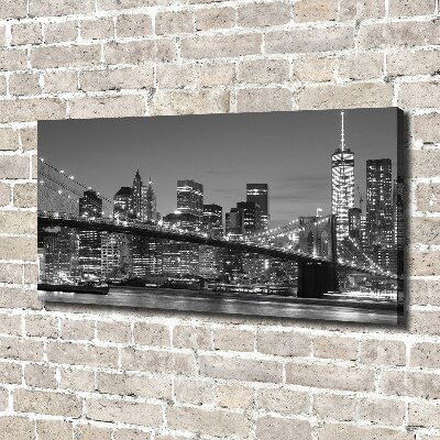 Moderní obraz canvas na rámu Manhattan noc