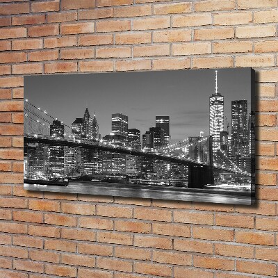 Moderní obraz canvas na rámu Manhattan noc