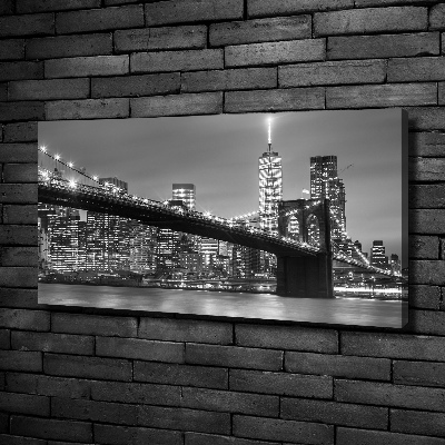 Foto obraz na plátně do obýváku New York noc