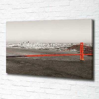 Foto obraz na plátně Most San Francisco