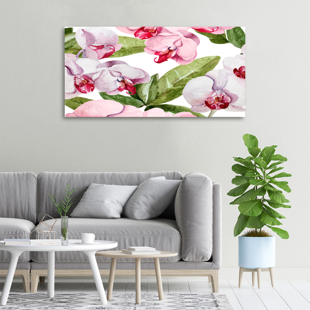 Foto obraz na plátně Růžové orchideje
