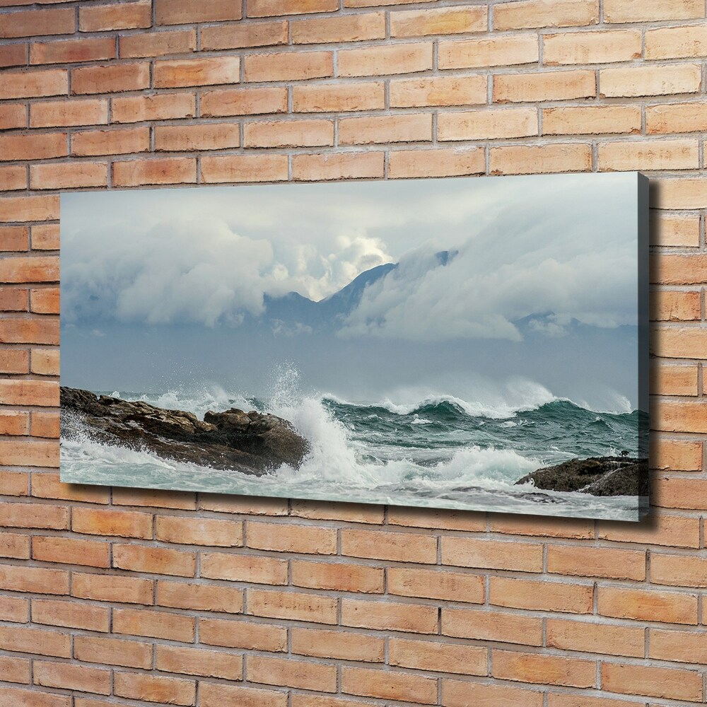 Foto obraz na plátně Rozbouřené moře