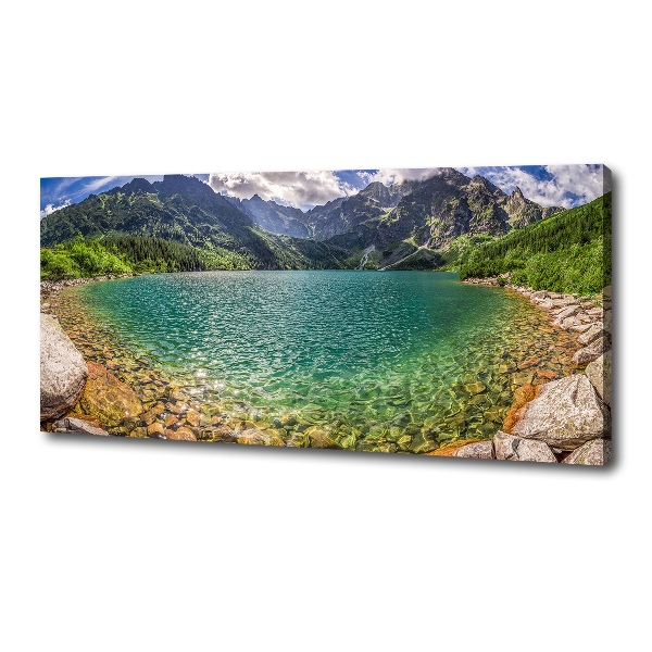 Foto obraz na plátně Jezero v horách