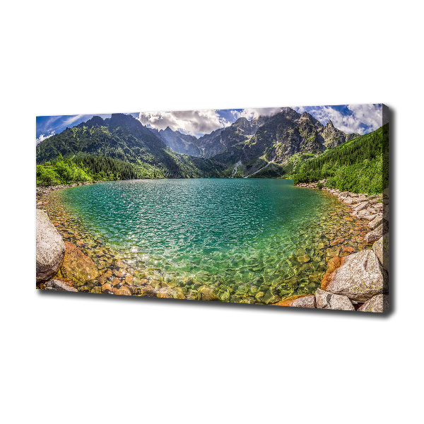 Foto obraz na plátně Jezero v horách