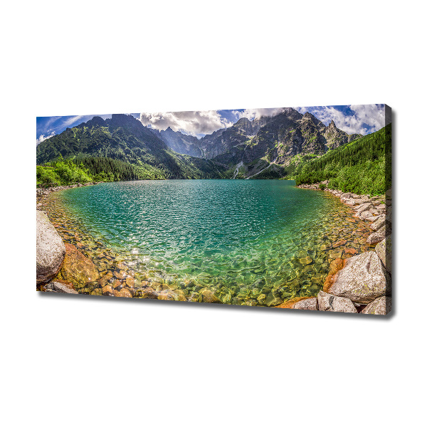 Foto obraz na plátně Jezero v horách