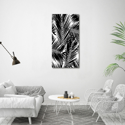 Vertikální Foto obraz canvas Listí palmy