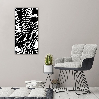 Vertikální Foto obraz canvas Listí palmy