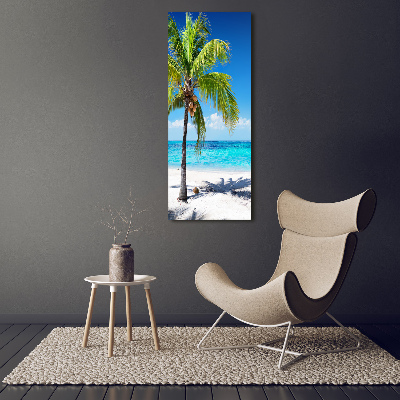 Vertikální Foto obraz na plátně Tropická pláž