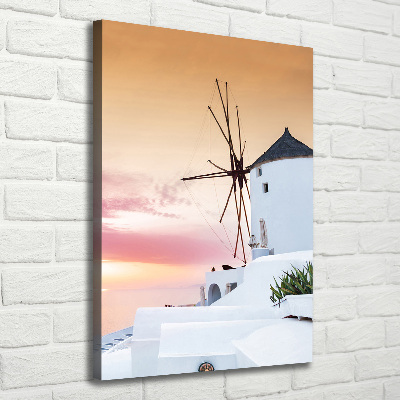 Vertikální Foto obraz na plátně Santorini Řecko