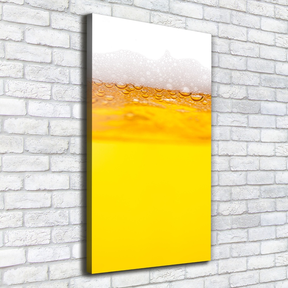Vertikální Foto obraz tištěný na plátně Pivo