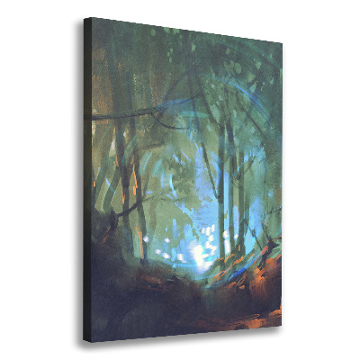 Vertikální Foto obraz na plátně Mytický les