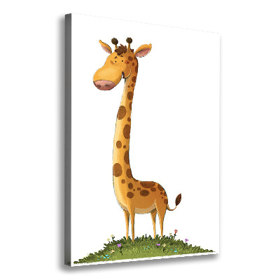 Vertikální Moderní fotoobraz canvas na rámu Žirafa