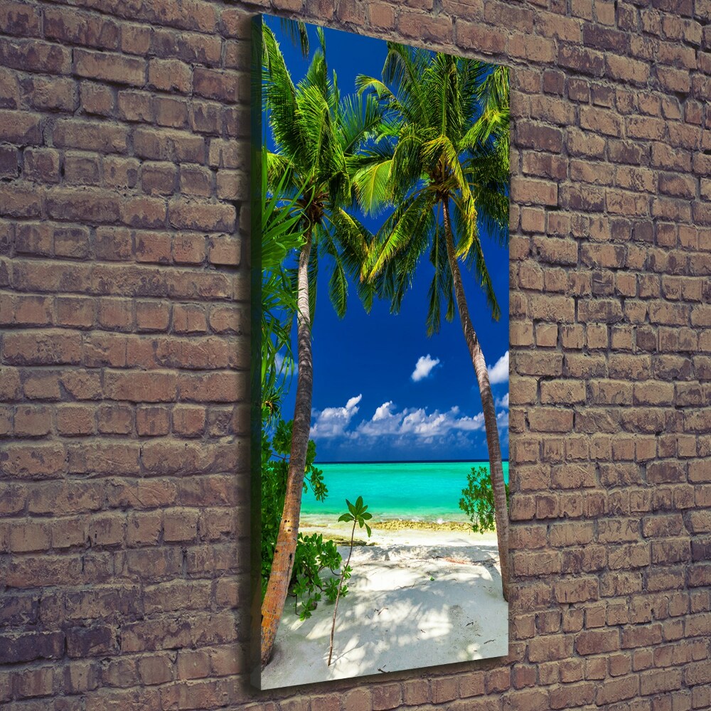 Vertikální Foto obraz na plátně Tropická pláž