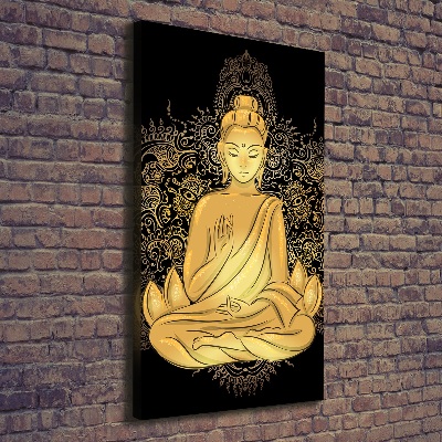 Vertikální Foto obraz na plátně Buddha a mandala