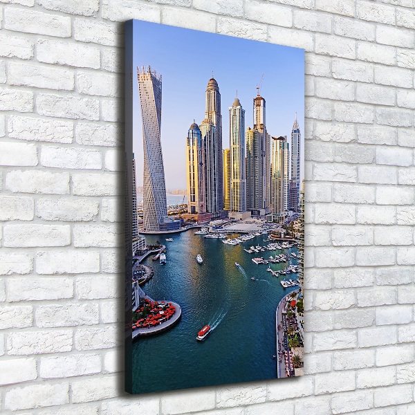 Vertikální Foto obraz canvas Zátoka Dubaj