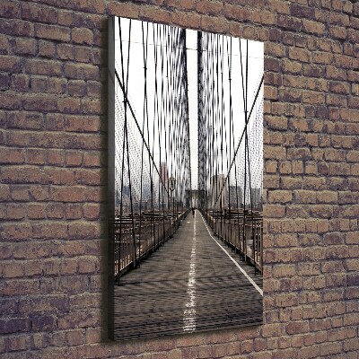 Vertikální Foto obraz na plátně Brooklynský most