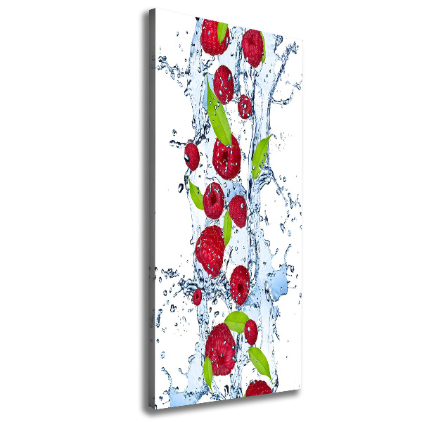 Vertikální Moderní fotoobraz canvas na rámu Maliny