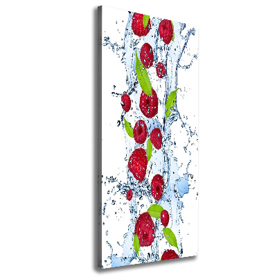 Vertikální Moderní fotoobraz canvas na rámu Maliny