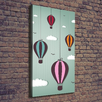 Vertikální Foto obraz na plátně Létající balony
