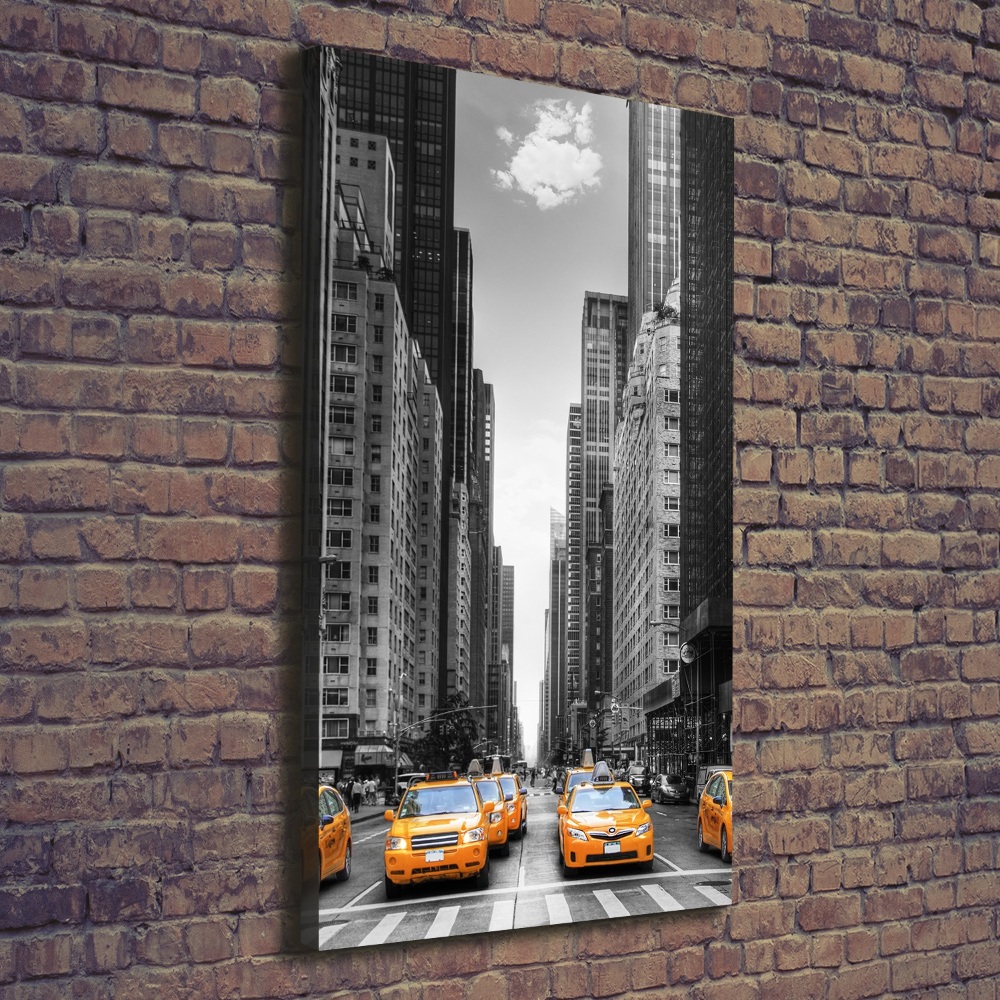 Vertikální Foto obraz na plátně Taxi New York