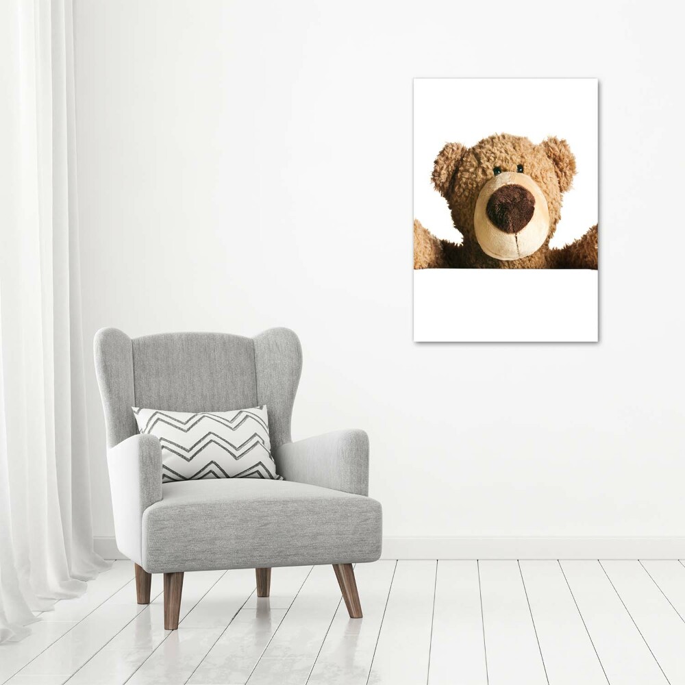 Vertikální Foto obraz canvas Plyšový medvídek